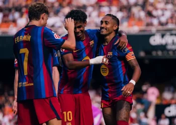 Barcelona Hancurkan Valencia 5-0, Lamine Yamal Bersinar